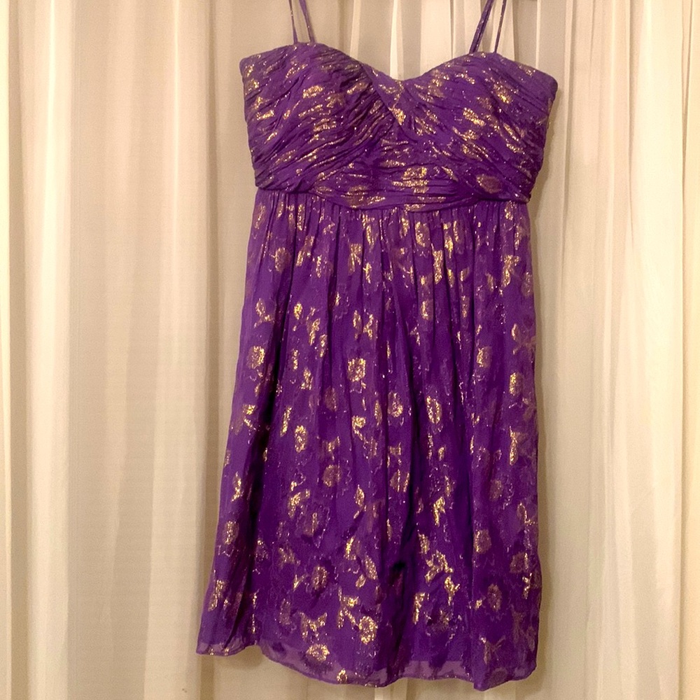 Beautiful Clavin Klein silk and rayon party dress. AS-IS
